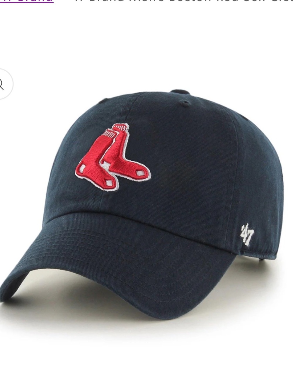'47 Navy Fenway Park Collection Cap Red Socks baseball cap 🧦 ⚾️  🧢